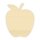 Apfel aus Holz zum Bemalen – 30 cm, 4 mm stark
