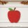 Apfel aus Holz zum Bemalen – 30 cm, 4 mm stark