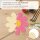Blume aus Holz zum Bemalen – 30 cm, 4 mm stark