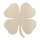 Kleeblatt aus Holz zum Bemalen – 30 cm, 4 mm stark