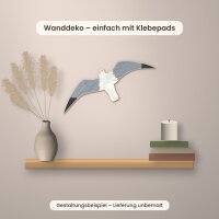 Möwe aus Holz zum Bemalen – 30 cm, 4 mm stark
