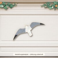 Möwe aus Holz zum Bemalen – 30 cm, 4 mm stark