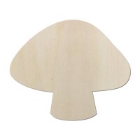 Pilz aus Holz zum Bemalen – 3er-Set, je 10 cm, 4 mm...