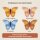 Schmetterling aus Holz zum Bemalen – Typ 2, 30 cm, 4 mm stark