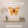 Schmetterling aus Holz zum Bemalen – Typ 2, 30 cm, 4 mm stark