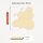 Biene aus Holz zum Bemalen – 30 cm, 4 mm stark
