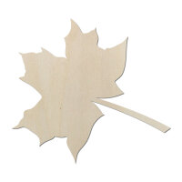 Blatt aus Holz zum selber gestalten