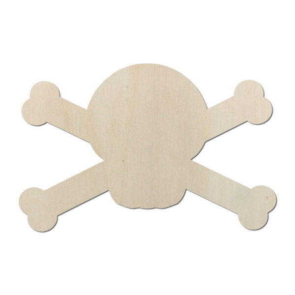 Piratenzeichen aus Holz
