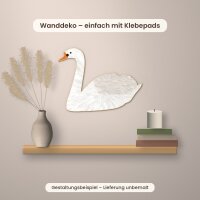 Schwan aus Holz zum Bemalen – 21 cm, 4 mm stark