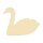 Schwan aus Holz zum Bemalen – 21 cm, 4 mm stark