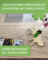 Schwan aus Holz zum Bemalen – 33 cm, 4 mm stark