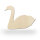 Schwan aus Holz zum Bemalen – 33 cm, 4 mm stark