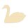 Schwan aus Holz zum Bemalen – 57 cm, 4 mm stark