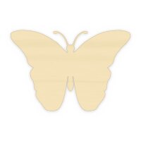 Schmetterling aus Holz zum Bemalen – Typ 2, 57 cm