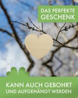 Holzherzen zum Bemalen – 3er-Set, Größe wählbar bis 562 x 500 mm