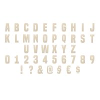 Holzbuchstaben & Holzzahlen zum Bemalen – Typ...