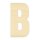 Holzbuchstabe B zum Bemalen – Typ 6, 75 mm hoch