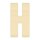 Holzbuchstabe H zum Bemalen – Typ 6, 75 mm hoch