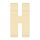 Holzbuchstabe H zum Bemalen – Typ 6, 10 cm hoch