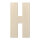 Holzbuchstabe H zum Bemalen – Typ 6, 15 cm hoch