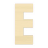 Holzbuchstabe E zum Bemalen – Typ 6, 30 cm hoch