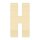 Holzbuchstabe H zum Bemalen – Typ 6, 30 cm hoch