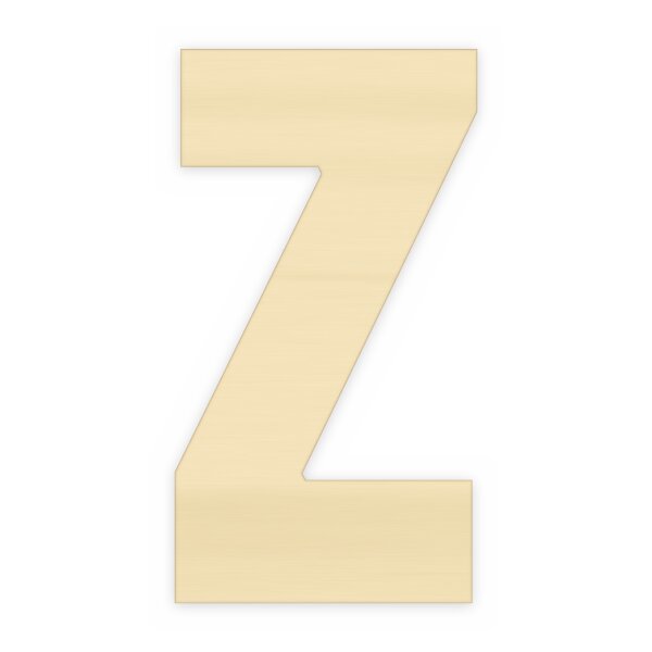 Holzbuchstabe Z zum Bemalen – Typ 6, 30 cm hoch