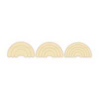 Boho-Regenbogen aus Holz zum Bemalen – 3, 4 oder 5...