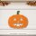 Halloween Kürbis mit Gesicht aus Holz zum Bemalen, Pappelsperrholz 4 mm