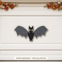 Halloween Fledermaus aus Holz zum Bemalen, Pappelsperrholz 4 mm