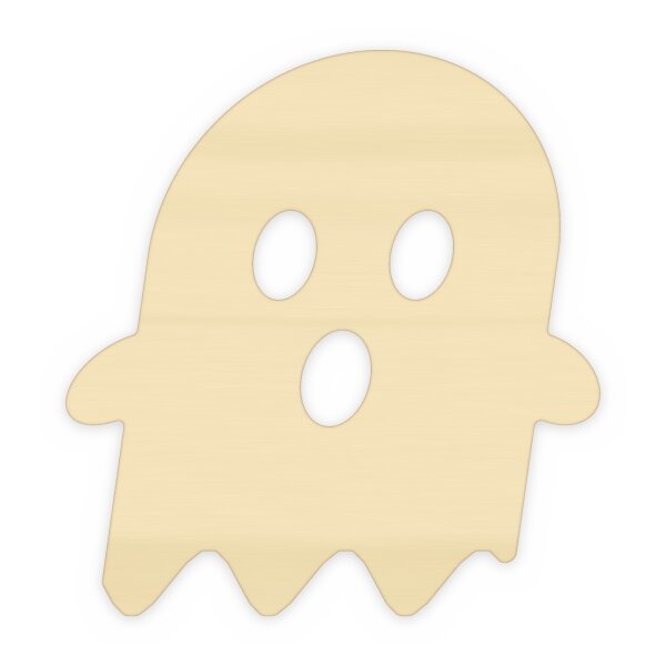 Halloween Geist aus Holz zum Bemalen, Pappelsperrholz 4 mm