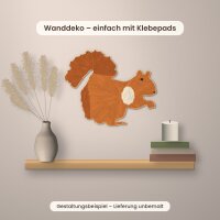 Eichhörnchen aus Holz zum Bemalen – Winter-Waldtiere, Pappelsperrholz 4 mm