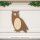 Eule aus Holz zum Bemalen – Winter-Waldtiere, Pappelsperrholz 4 mm