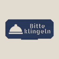 Aufsteller „Bitte klingeln“ aus Holz – Schild + Steckfuß, Pappelsperrholz 4 mm