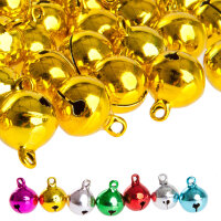 Glöckchen mit Öse 17x13 mm – 100 Stück, Metall