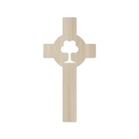 Holzkreuz mit Lebensbaum zum Bemalen – 20, 30 und 40 cm, Pappelsperrholz 4 mm