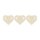 Filigranes Ornament-Herz aus Holz zum Bemalen – 3er-Set 10 cm oder einzeln 20 / 30 / 45 cm, Pappelsperrholz 4 mm