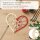 Filigranes Ornament-Herz aus Holz zum Bemalen – 3er-Set 10 cm oder einzeln 20 / 30 / 45 cm, Pappelsperrholz 4 mm