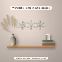 Schneeflocken-Mix aus Holz zum Bemalen – 3 verschiedene Schneeflocken – 3er-Set 10, 20 oder 30 cm, Pappelsperrholz 4 mm