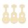 Ukulele aus Holz zum Bemalen – 3er-Set 10 cm oder einzeln 20 / 30 / 45 cm, Pappelsperrholz 4 mm
