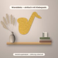 Saxophon aus Holz zum Bemalen – 3er-Set 10 cm oder einzeln 20 / 30 / 45 cm, Pappelsperrholz 4 mm