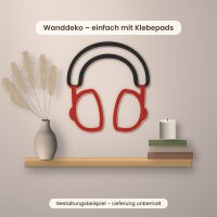Kopfhörer aus Holz zum Bemalen – 3er-Set 10 cm oder einzeln 20 / 30 / 45 cm, Pappelsperrholz 4 mm