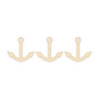 Anker mit Ring und Stock aus Holz zum Bemalen – 3er-Set 10 cm oder einzeln 20 / 30 / 45 cm, Pappelsperrholz 4 mm