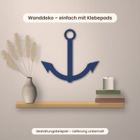 Anker mit Ring und Stock aus Holz zum Bemalen – 3er-Set 10 cm oder einzeln 20 / 30 / 45 cm, Pappelsperrholz 4 mm