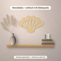 Jakobsmuschel mit Rippen aus Holz zum Bemalen – 3er-Set 10 cm oder einzeln 20 / 30 / 45 cm, Pappelsperrholz 4 mm