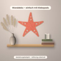 Seestern aus Holz zum Bemalen – 3er-Set 10 cm oder einzeln 20 / 30 / 45 cm, Pappelsperrholz 4 mm
