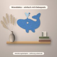 Wal mit Wasserfontäne aus Holz zum Bemalen – 3er-Set 10 cm oder einzeln 20 / 30 / 45 cm, Pappelsperrholz 4 mm