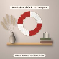 Rettungsring mit Seilkerben aus Holz zum Bemalen – 3er-Set 10 cm oder einzeln 20 / 30 / 45 cm, Pappelsperrholz 4 mm