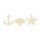 Maritim-Mix aus Holz zum Bemalen – Anker, Muschel und Seestern – 3er-Set 10, 20 oder 30 cm, Pappelsperrholz 4 mm