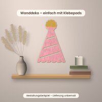 Partyhut aus Holz zum Bemalen – 3er-Set 10 cm oder einzeln 20 / 30 / 45 cm, Pappelsperrholz 4 mm